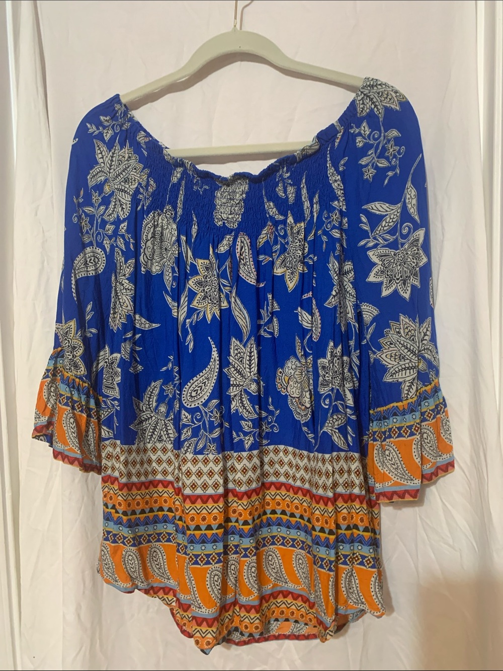 BeachLunchLounge  Floral colorful Top